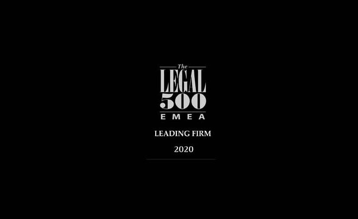 GSW Legal wyróżnione w&nbsp;Legal 500 2020
